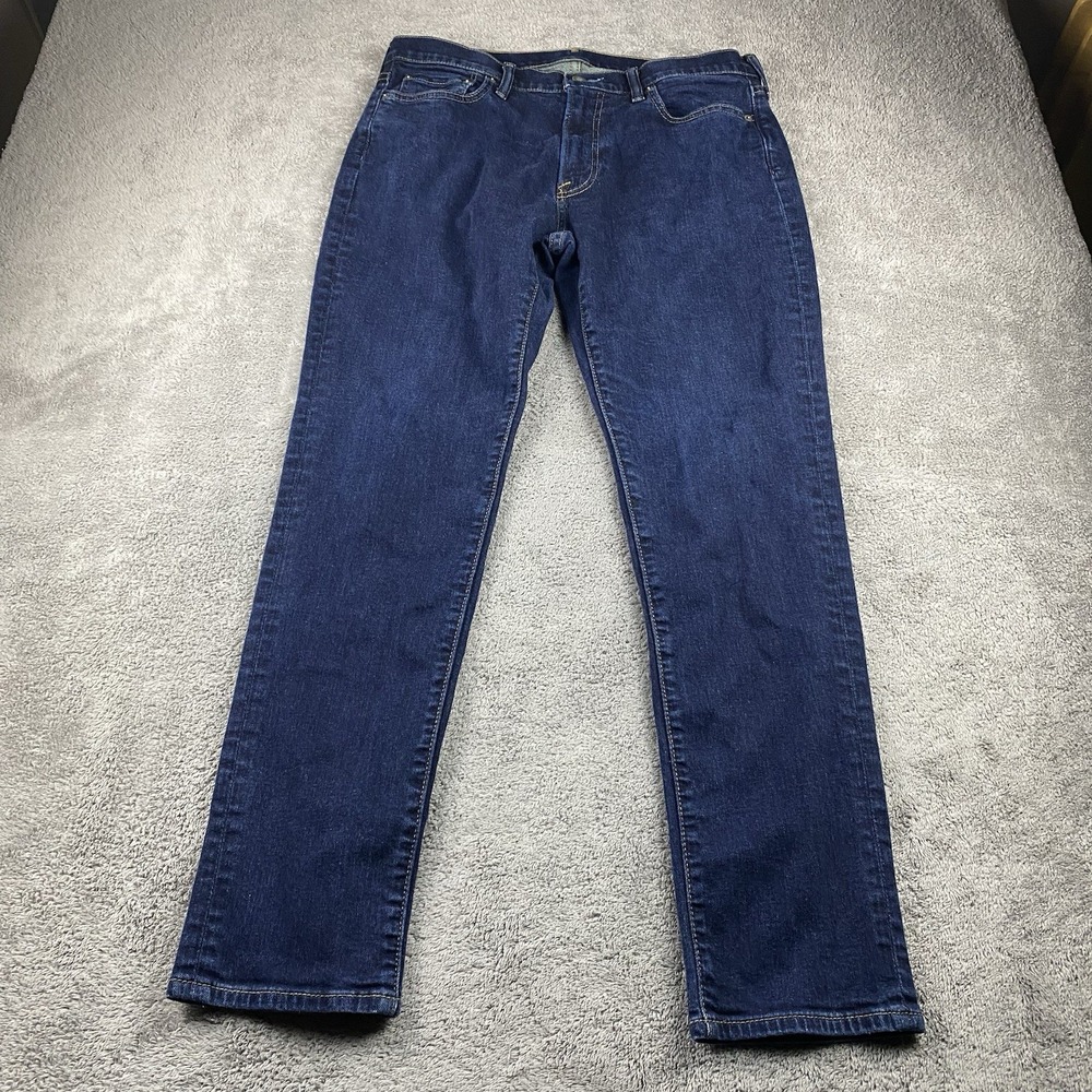 Abercrombie‎ & Fitch Athletic Skinny Stretch Jeans Mens 34x29 Blue Medium Wash